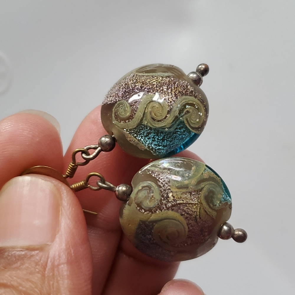 Glass Earrings.